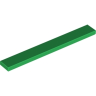 Lego destička 1x8, zelená (416228, 4238505, 4296081)
